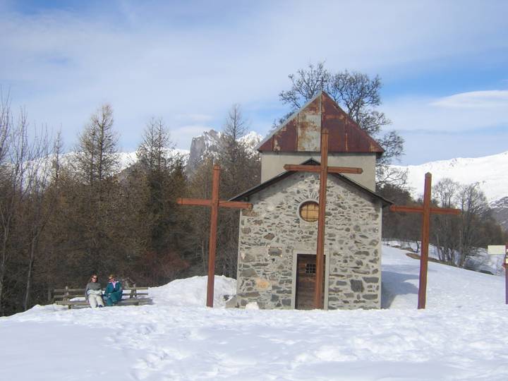 Les trois croix hiver de etienne souille 